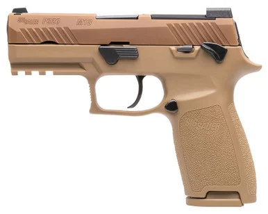 SIG Sauer P320 M18, 9MM, 3.90" Barrel, 10 Rds, Coyote PVD