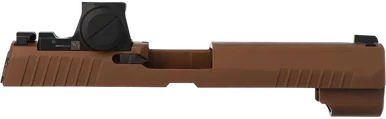 SIG Sauer P320 ROMEO-X, 9mm Luger, Coyote Brown Serrated Slide