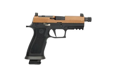 Sig Sauer P320 Snakebite Tacops, 9MM, 4,60" Threaded Barrel, 21 RDs, Two-Tone Coyote