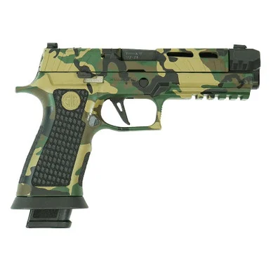 SIG Sauer P320 Spectre Comp, 9MM Luger, 4.6" Barrel, 21 Rds, Woodland Camo