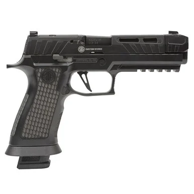 SIG SAUER P320 Spectre Comp Blackout 9mm Luger 4.6in 2x 21rd Mags Black Pistol (P320V004)