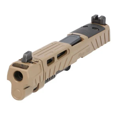 SIG SAUER P320 Spectre Comp Full-Size 9mm 4.6in Optic Ready Coyote Brown Slide and Threaded Barrel Assembly with XRAY3 (8901129)