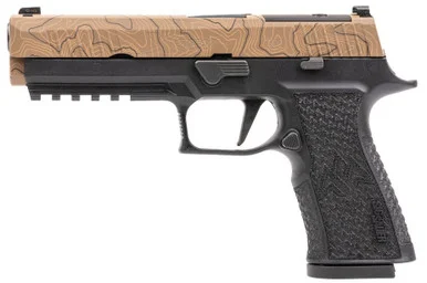 SIG Sauer P320-XTEN ENDURE, 10MM, 5.00" Barrel, 15 Rds, Topographic Pattern Cerakote