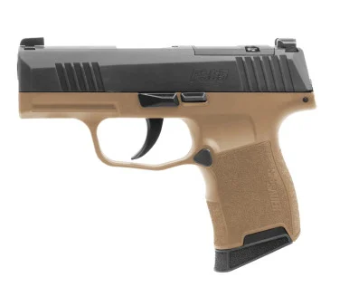 SIG Sauer P365, 9MM, 3.1" Barrel, 10 Rds, Black/Coyote