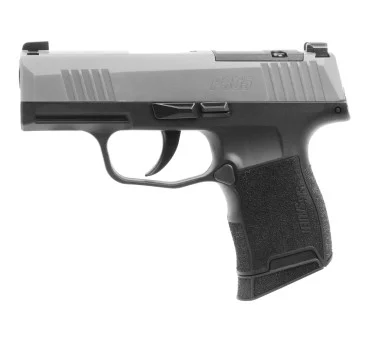 SIG Sauer P365, 9MM, 3.10" Barrel, 10 Rds, Black/Silver