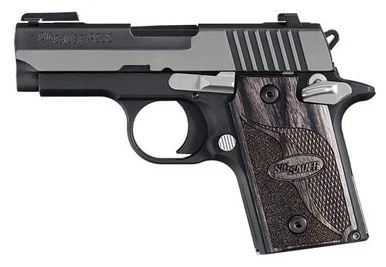 SIG Sauer P938, 9MM, 3.00" Barrel, 6 Rds, Nitron Two-Tone