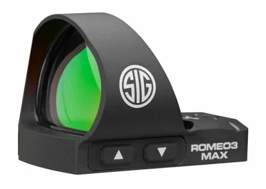 SIG Sauer ROMEO3MAX PRO, Green Dot, Black