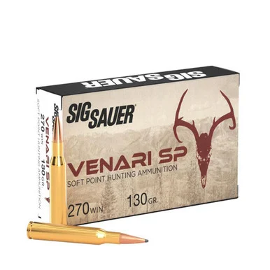 SIG Sauer Venari SP, .270 Win, 130 Grain, Soft Point