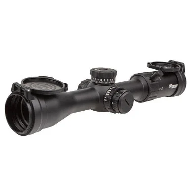 SIG Sauer Whiskey 4 Rifle Scope, 3-12x Magnification, Black