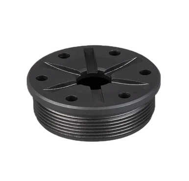 SilencerCo AC5125 Bravo Front Cap, 223 Cal, Matte Black