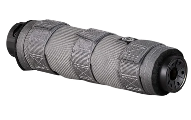 SilencerCo High Temp Suppressor Cover, 6" Length, Gray Nylon