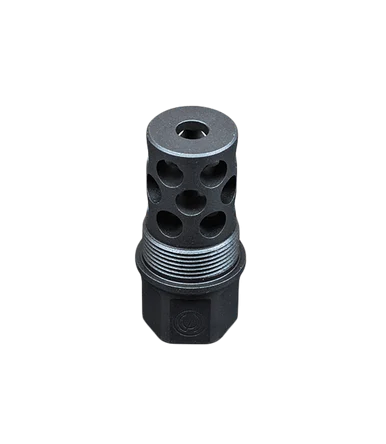 SilencerCo TOMD Muzzle Brake, Thread Over Mount, Matte
