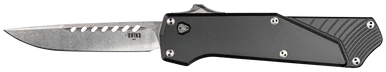 Southern Grind Arachnid, 3.20" OTF Drop Point, Black Aluminum Handle