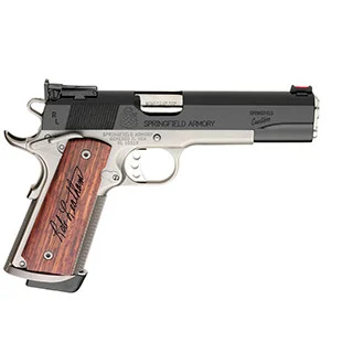 Springfield 1911-A1 Leatham Legend Custom I, 45 ACP, 5.00" Barrel, 7 Rds, Nickel Finish