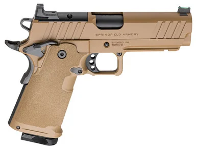 Springfield 1911 DS Prodigy, 9MM, 4.25" Barrel, 10 Rds, Coyote Brown