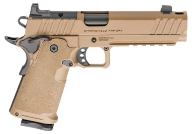 Springfield 1911 DS Prodigy, 9MM, 5.00" Barrel, 10 Rds, Coyote Brown Cerakote