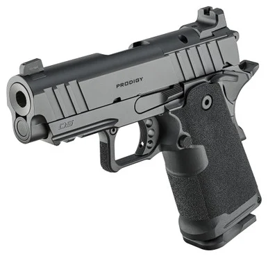 Springfield 1911 DS Prodigy AOS Compact, 9MM, 3.50" Barrel, 15 Rds, Black