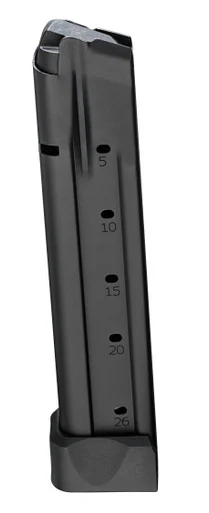 Springfield 1911 DS Prodigy Magazine, 9MM, 26 Rds, Black