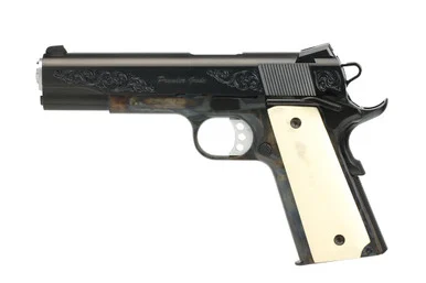 Springfield 1911 Garrison, .45ACP, 5" Barrel, 7 Rds, Engraved Stainless