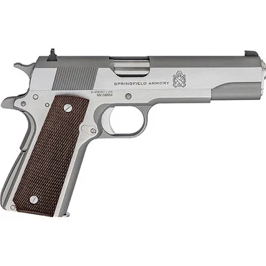 Springfield 1911 Mil-Spec, .45 ACP, 5.00" Barrel, 7 Rds, Stainless