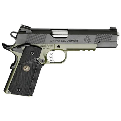 Springfield 1911 Operator, .45 ACP, 5.00" Barrel, 7 Rds, Olive Drab Armory Kote