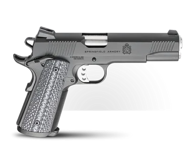 Springfield .45 TRP Service Model, Black Armory Kote, Fixed Combat Tritium