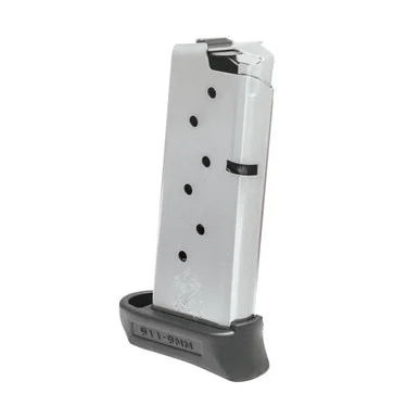 Springfield 911 Magazine, Pinky Extension, Stainless Steel