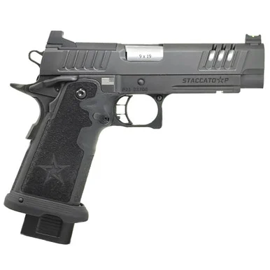 STACCATO P 9mm 4.4in 2x 17rd OR Steel Frame X-Series G2 Tac Texture Pistol (12-1200-000003-01)
