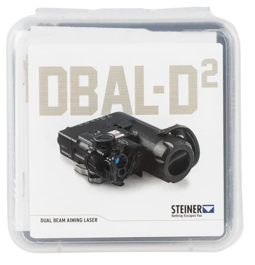 Steiner DBAL-D2 5mW Green Laser with 532nM Wavelength, 600mW IR LED Illuminator with 850nM Wavelength Black