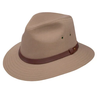 STETSON Gable British Tan Rain Safari Hat (DCGABL-402226)