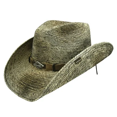 STETSON Monterrey Bay Stain/Burned Straw Hat (TSMTEY-8334ST)