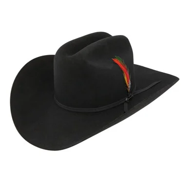 STETSON Rancher 6X Reg Fur Felt Black Cowboy Hat (SFRNCH-013407)