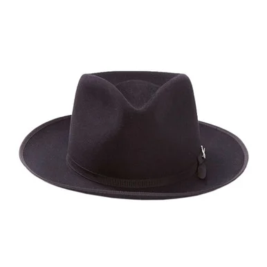 STETSON Unisex Stratoliner Felt Fedora Black Hat (TFSTROB102407)