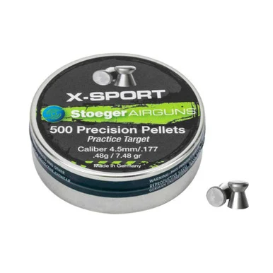 STOEGER X-Sport .177 Caliber 7.48 Grain 500 pcs Airgun Pellets (30371)