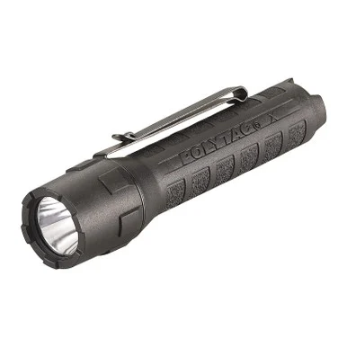 STREAMLIGHT PolyTac X 600 Lumens Black Multi-Fuel Professional Flashlight with CR123A Lithium Batteries (88603)