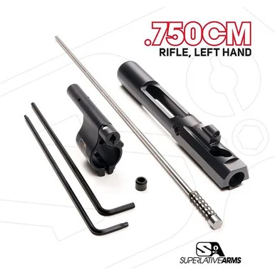 Superlative Arms SABO-PS-LFD-R750CM, Receiver, Adjustable Piston System, Dark DLC