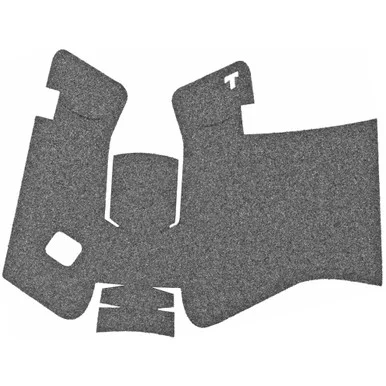 TALON Grips Inc Granulate, Grip, Adhesive Grip, Fits Glock Gen5 17 No Backstrap, Black 379G