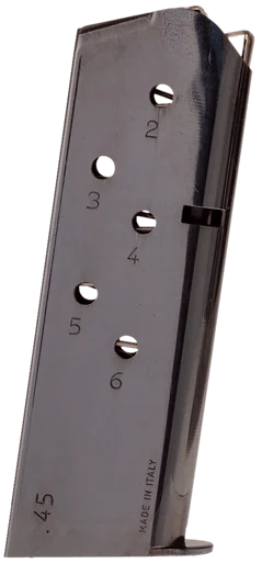 Taurus 1911 Officer Magazine, .45 ACP, 6 Rds, Blued Metal