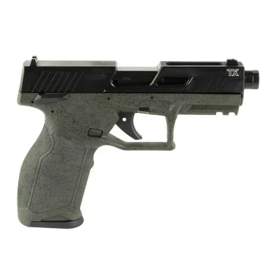 TAURUS 2TX22 .22LR 4.1in 2x10rd OD Green Splatter/Black Semi-Auto Pistol(1-2TX22141SP2-10)