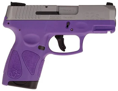 Taurus G2S, 9MM, 3.25" Barrel, 7 Rds, Stainless/Dark Purple
