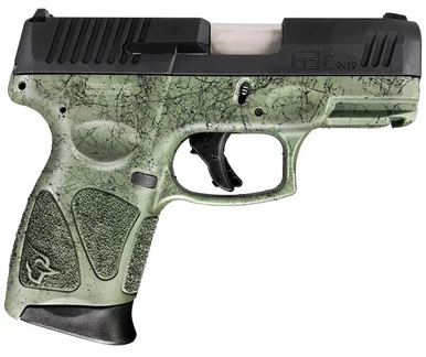 Taurus G3C, 9MM, 3.20" Barrel, 12 Rds, Green Splatter/Black