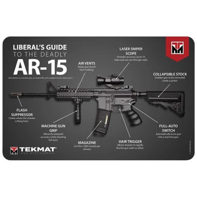 TekMat Liberal's Guide to the AR-15, Cleaning Mat, Black