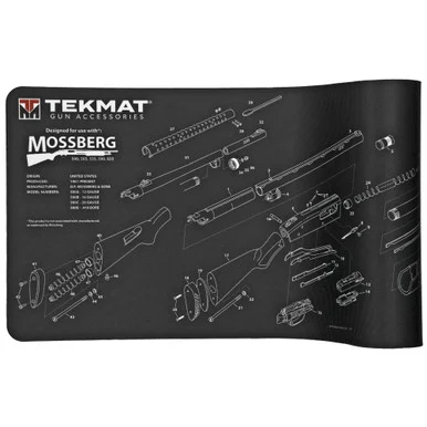 TekMat Mossberg Shotgun Mat, 12"x36", Black, Includes Small Microfiber TekTowel, Packed In Tube TEK-R36-MOSSBERG