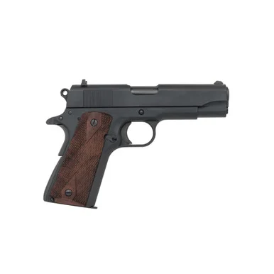 TISAS 1911A1 Tank Commander 45ACP 4.25in 8rd Black Cerakote Semi-Auto Pisto (1911A1-TC-45)