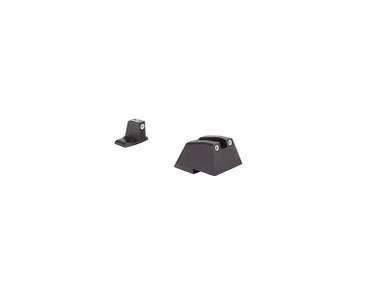 Trijicon 3 DOT SUPP NS H&K WHITE/WHITE, White Front/Rear (Green Lamps), Black & Tritium