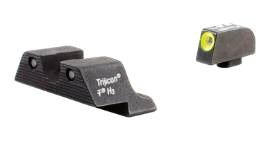 Trijicon 600540 HD Night Sights, Green/Tritium Yellow Outline, Black Finish