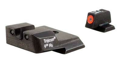 Trijicon 600556 HD Night Sights, Green/Tritium Orange Outline Front, Green Tritium Black Outline Rear, Fits Smith & Wesson M&P/M&P M2.0