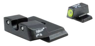 Trijicon 600721 HD Night Sights, Green/Tritium Yellow Outline Front Sight, Green Tritium Black Outline Rear Sight, Smith & Wesson M&P Shield/M&P Shield Plus