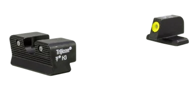 Trijicon 600865 HD XR Night Sights, Green/Tritium Yellow Outline Front Sight, Green Tritium Black Outline Rear Sight