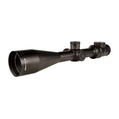 Trijicon AccuPoint 4-24x50mm SFP, Red Triangle Post, 30mm Tube, Black